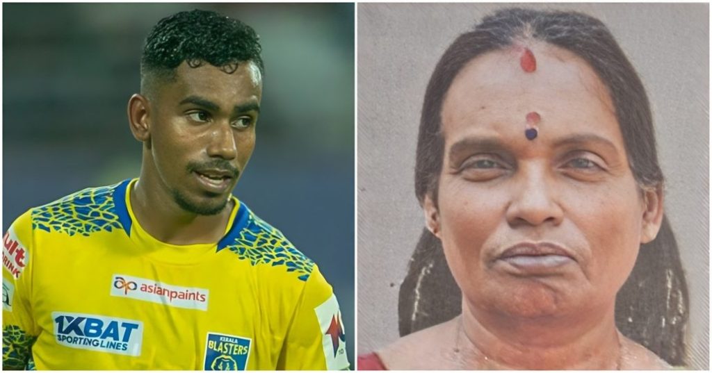 Kerala Blasters player Vibin Mohanan’s mother passes away