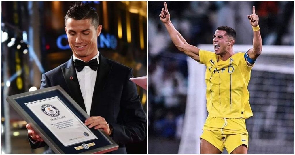 Cristiano Ronaldo set new Guinness World Record with YouTube subscribers