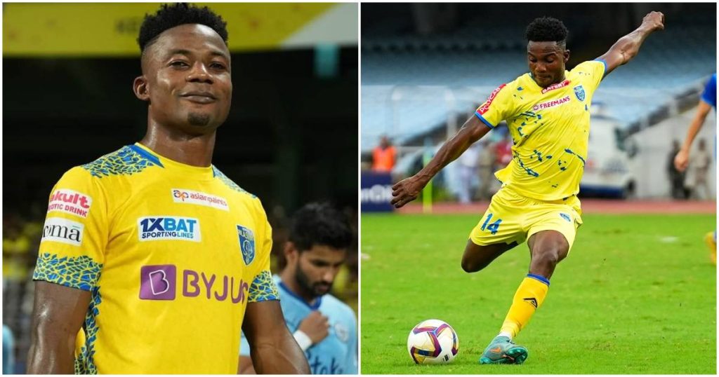 Ghanaian forward Kwame Peprah performance stats in Durand Cup for Kerala Blasters