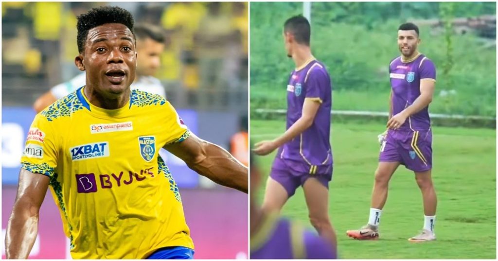 Kerala Blasters forward Jaushua Sotirio is back in training