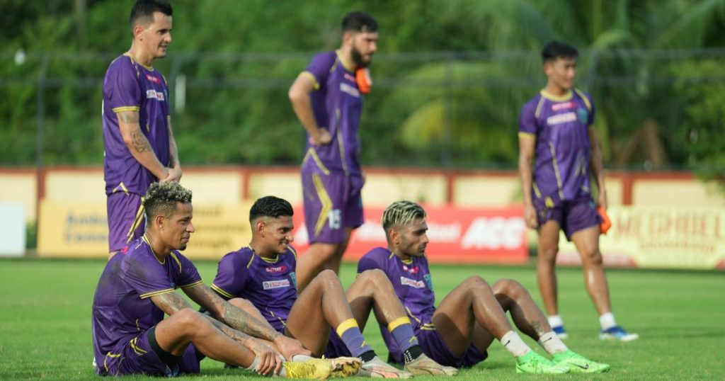 Rahul KP back to action in training with Kerala Blasters