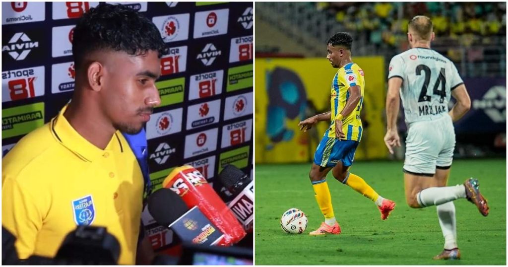 Kerala Blasters coach hails Vibin Mohanan performance against Punjab