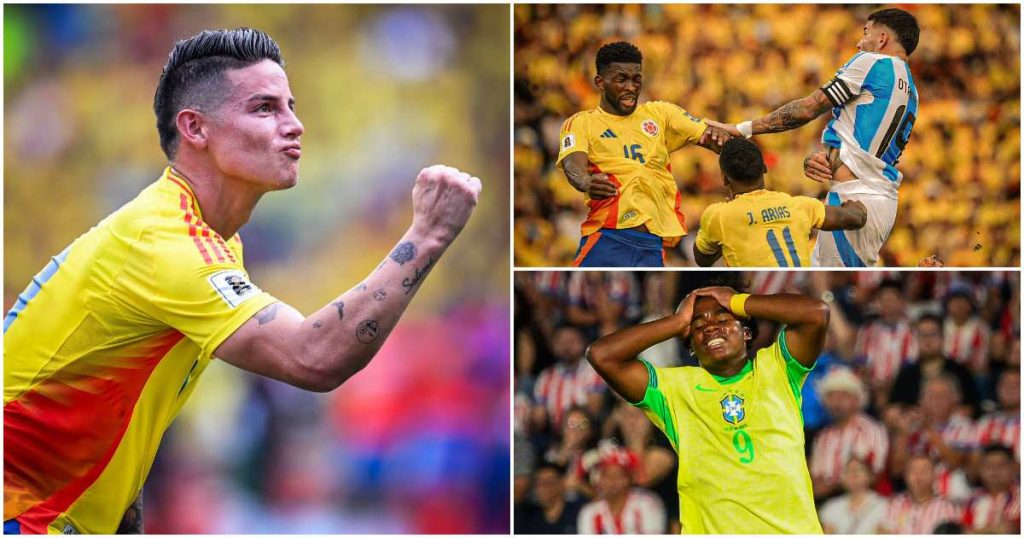 Paraguay shocks Brazil and Colombia overcomes Argentina in World Cup Qualifiers