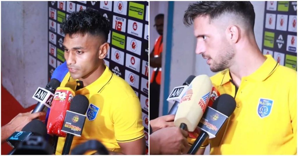 Rahul KP and Jesus Jimenez share contrasting views on Kerala Blasters ISL opening loss