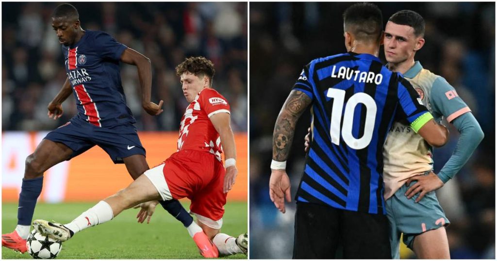 UEFA Champions League PSG edge Girona, Dortmund thrash Club Brugge, Manchester City - Inter Milan settle for goalless draw