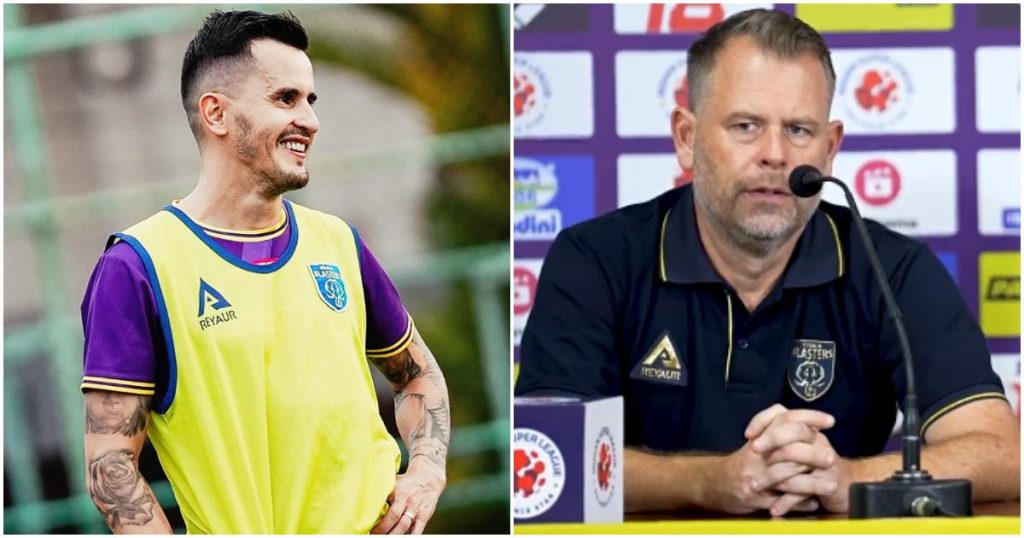 Kerala Blasters coach talking about return of Adrian Luna