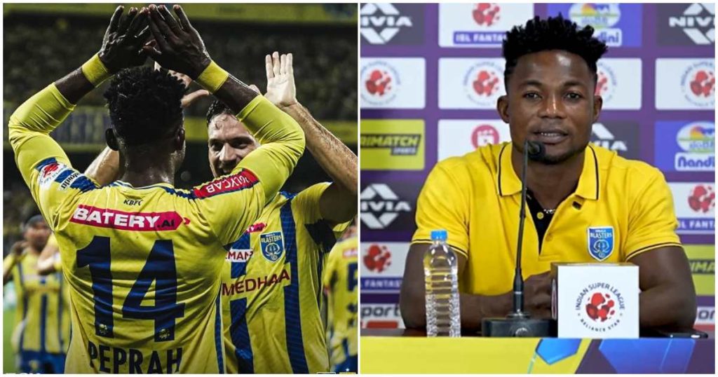 Kwame Peprah Stays Positive Amid Substitute Role at Kerala Blasters