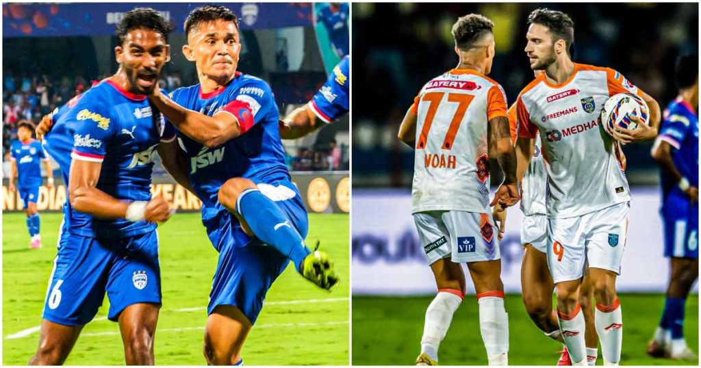 Bengaluru FC Triumphs in Southern Derby against Kerala Blasters with Sunil Chhetri Hat-trick